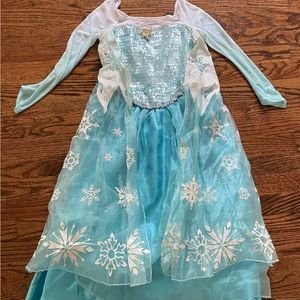 Long sleeve Elsa costume dress girls size 8